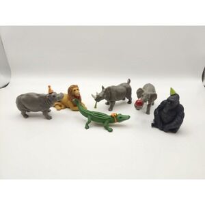 PARTY ANIMALS Figures Toob Safari Ltd playset animal Caker Toppers